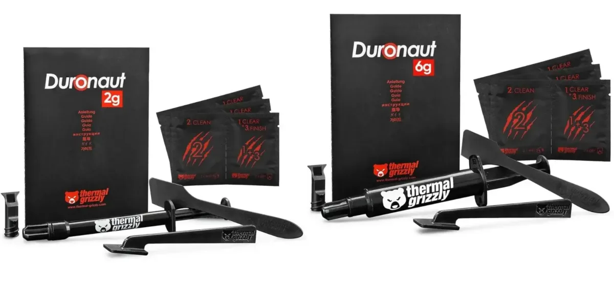 مقایسه Thermal Grizzly Duronaut 2g و 6g